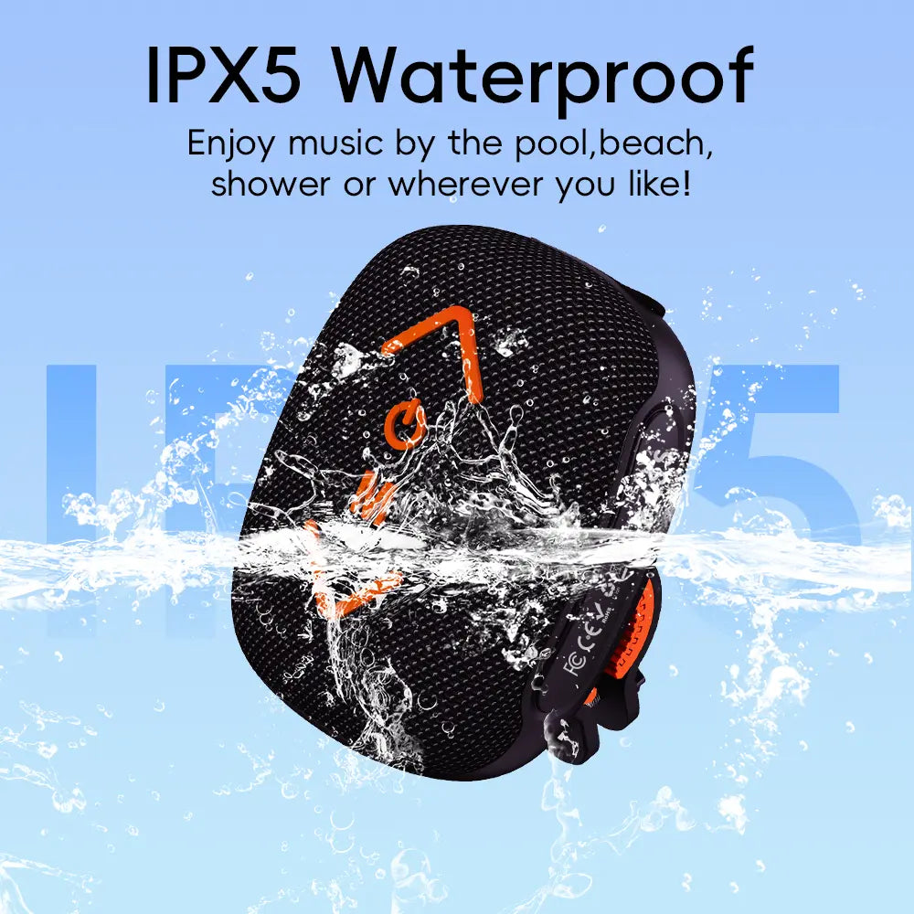 Bass-17 Wireless Cycling Speaker | Powerful 7W Stereo Sound, Deep Bass, IPX5 Waterproof & 10-Hour Battery Life