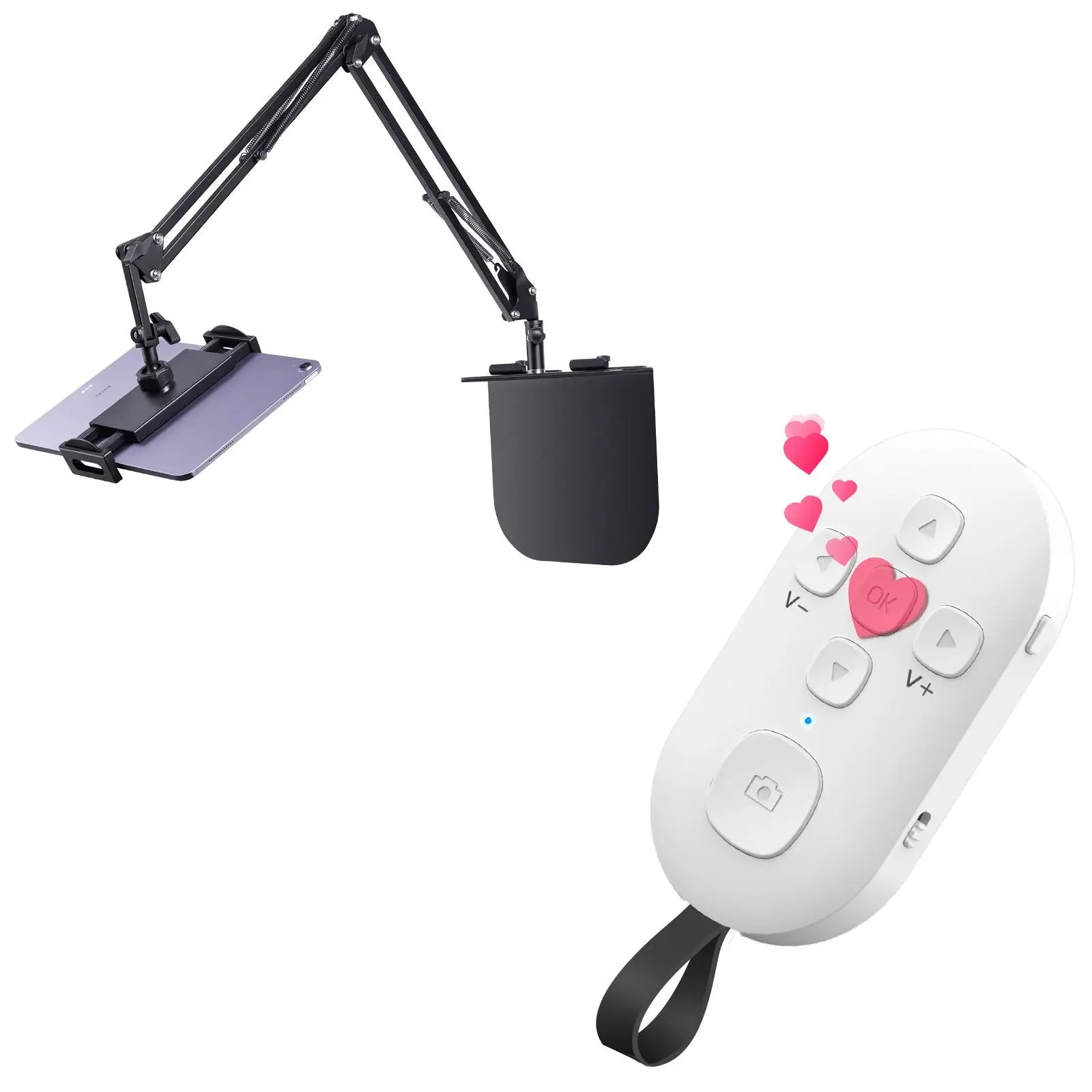 SEANCHEER R1 TikTok Scrolling Remote – Bluetooth Page Turner, Camera Shutter & Video Recording Controller with USB-C Charging