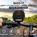 Bass-17 Wireless Cycling Speaker | Powerful 7W Stereo Sound, Deep Bass, IPX5 Waterproof & 10-Hour Battery Life