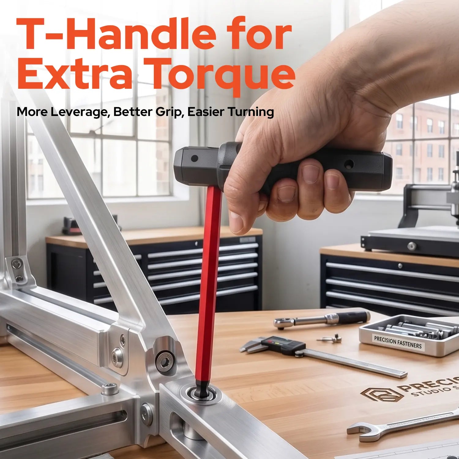 【Father'S Day Gift】Metoxa 27Pc Premium Color-Coded Ball End Hex Key Allen Wrench Set (Metric, SAE) with T-Handle Speed Wrench, Professional Hand Tool Set#Summervibes