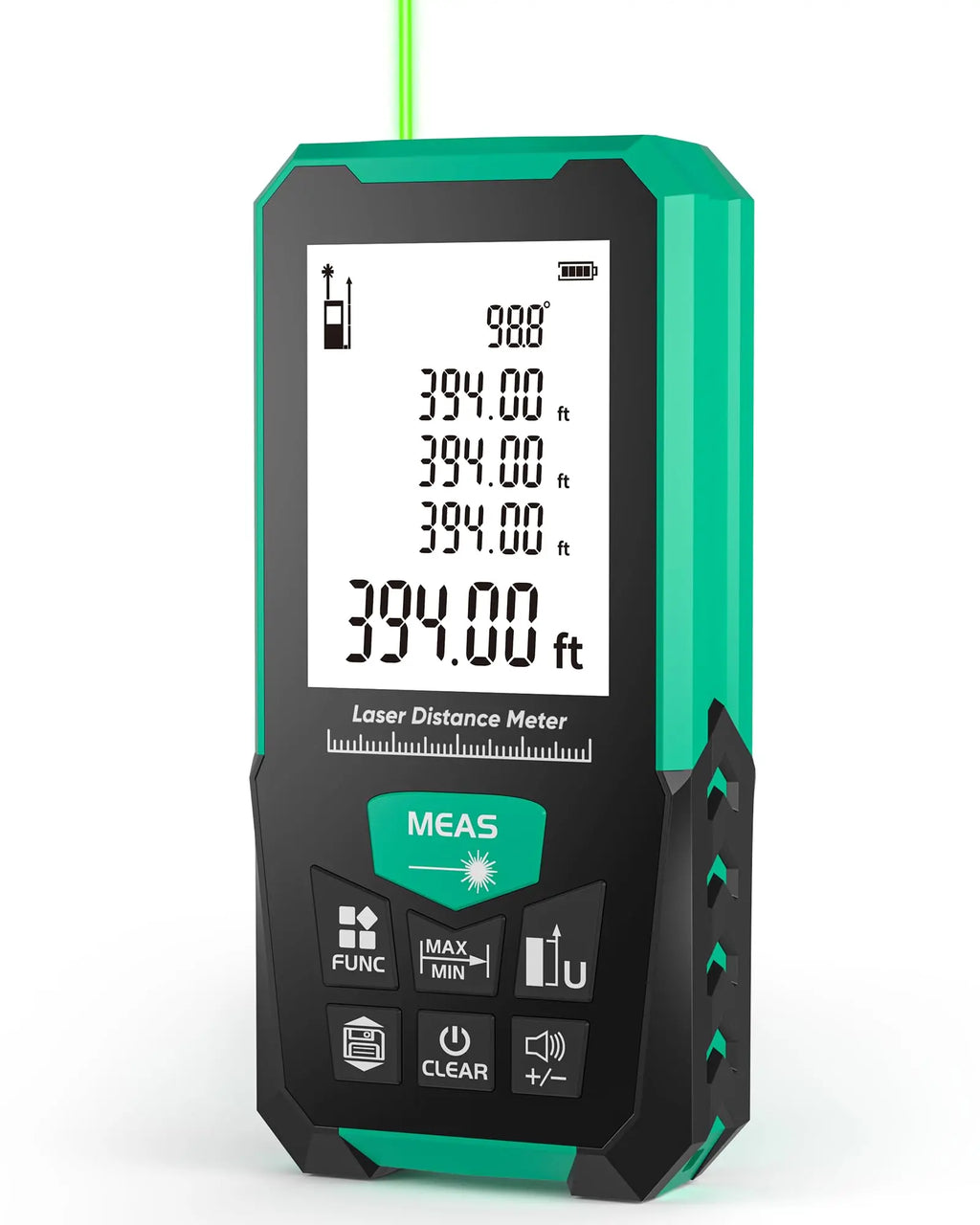 SHEKAR 328ft Digital Laser Distance Measure with Angle Sensor, Area & Volume Calculator