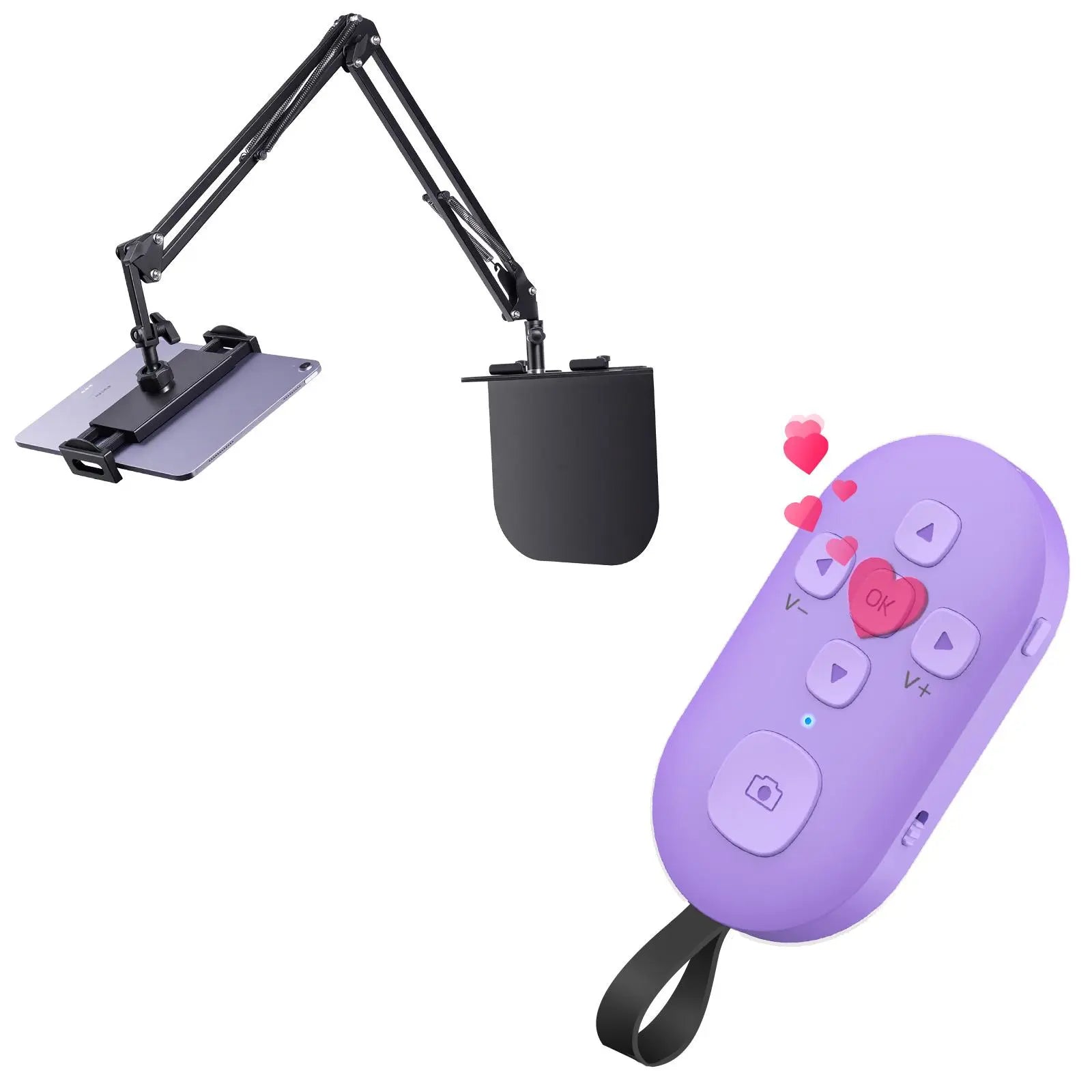 SEANCHEER R1 TikTok Scrolling Remote – Bluetooth Page Turner, Camera Shutter & Video Recording Controller with USB-C Charging