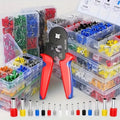 1900PCS Wire Connector & Crimping Tool Kit – HSC8 6-4A Crimper with Insulated Terminal Assortment