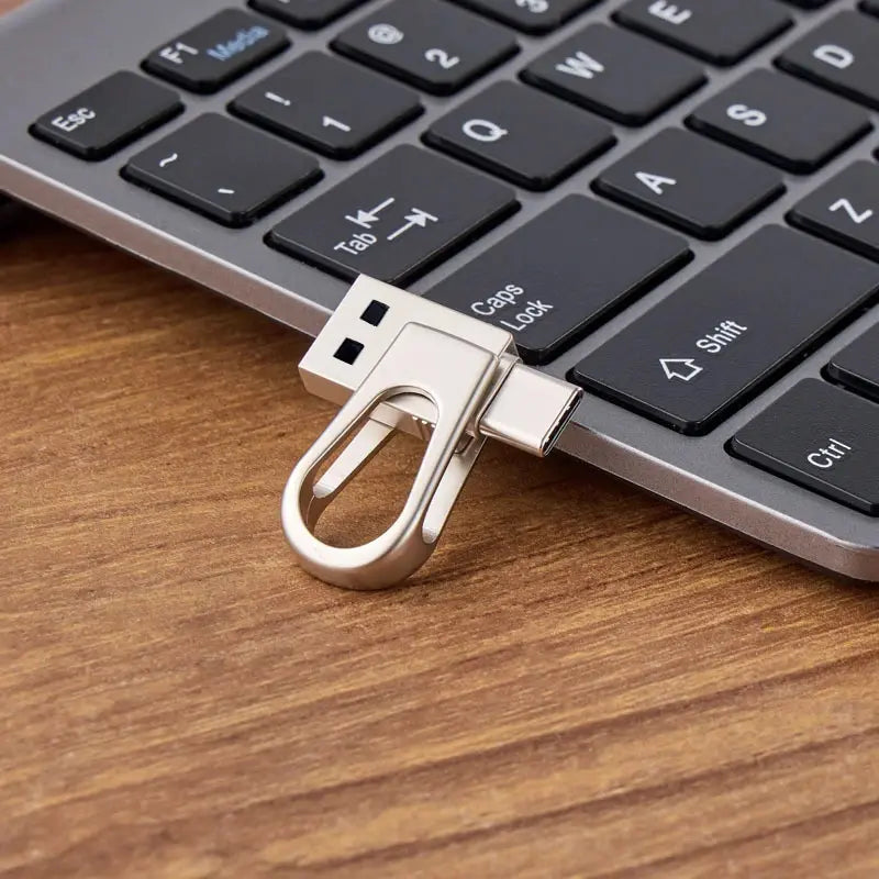3-in-1 USB Flash Drive – OTG Type-C Dual Interface, High-Speed Storage for Android, iPhone & Computers