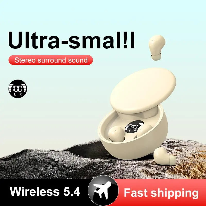 StealthPods – Mini Invisible Earbuds | Bluetooth 5.4 | Sport & Gaming