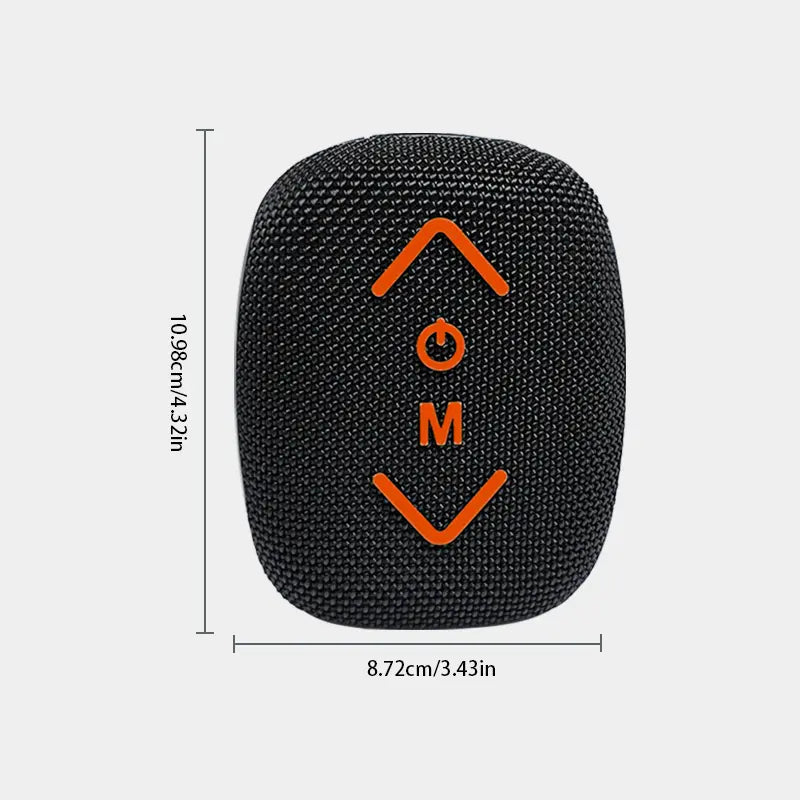 Bass-17 Wireless Cycling Speaker | Powerful 7W Stereo Sound, Deep Bass, IPX5 Waterproof & 10-Hour Battery Life