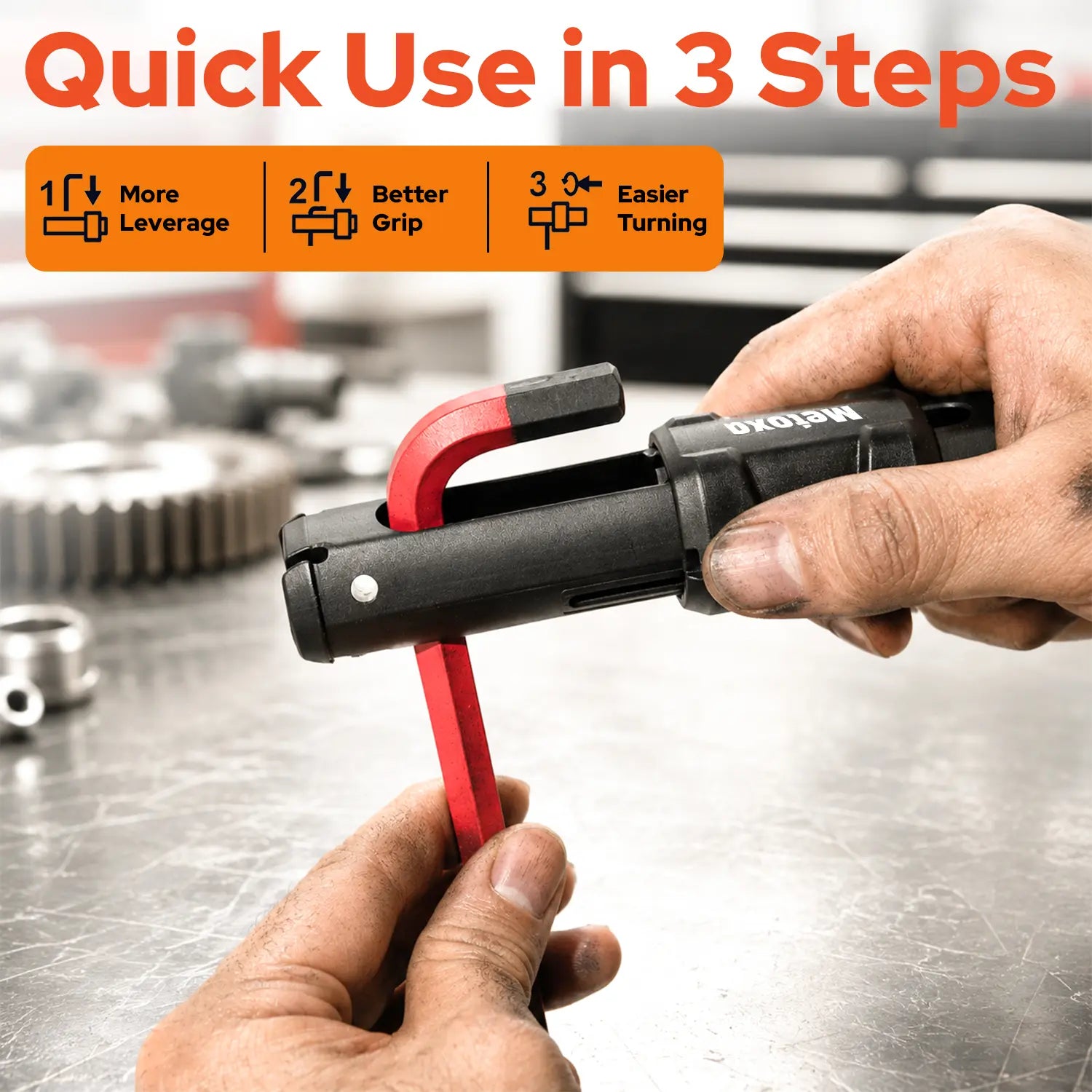 【Father'S Day Gift】Metoxa 27Pc Premium Color-Coded Ball End Hex Key Allen Wrench Set (Metric, SAE) with T-Handle Speed Wrench, Professional Hand Tool Set#Summervibes
